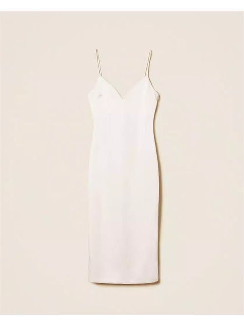 DUCHESSE LONG DRESS TWIN SET | 261TP241600570 SABBIA ROSA